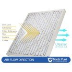 Nordic Pure MERV 8 Pleated Air Filters - 3 Pack