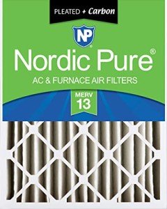 Nordic Pure 20x25x4 Pleated Air Filter MERV 13