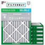30x36 Pleated MERV 8 Air Filters (6-Pack)