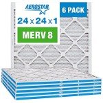 Aerostar MERV 8 Pleated Air Filter 6-Pack