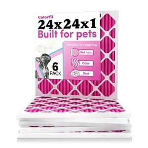 Color Changing Air Filters for Pet Odor – 6 Pack