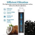 Vegebe Inline Water Filter Replacement Cartridge (2-Pack)