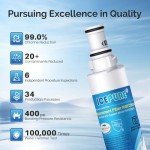 ICEPURE 4396701 Water Filter Replacement - 2 Pack