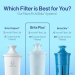 Brita Plus BPA-Free Water Pitcher Filters - 3 Pack