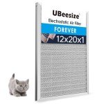 UBeesize 12x20 Air Filter, MERV 8, Washable