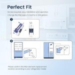 GLACIER FRESH Compatible Refrigerator Water Filter 1 Pack