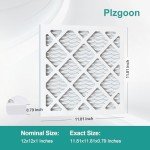 12x12x1 MERV 8 Pleated Air Filters (4 Pack)