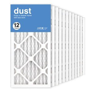 AIRx MERV 8 Pleated Air Filters 10x20x1 - 12-Pack