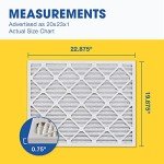 Aerostar 20x23x1 MERV 13 Pleated Air Filters - 6 Pack