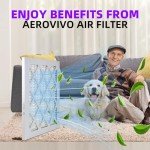 MERV 13 Pleated Air Filter 4-Pack, 16x21