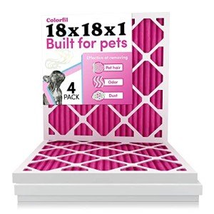 Color Changing 18x18 Air Filter for Pets