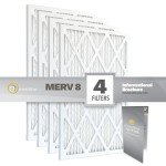 Enviroflow MERV 8 Air Filters 18x30x1 (4 Pack)