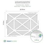 18x24x1 MERV 8 Pleated Air Filters - 4 Pack