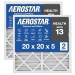 Aerostar MERV 13 Pleated Air Filters - 2 Pack