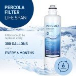 PERCOLA Water Filter Replacement for Bosch 3 Pack