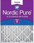Nordic Pure MERV 8 Pleated Air Filter 18x24