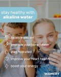 Wamery Alkaline Refrigerator Water Filter Replacement