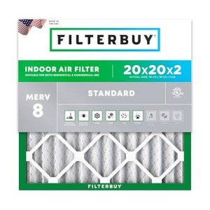 20x20x2 MERV 8 Pleated Air Filter