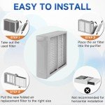 2-Pack Aprilaire 413 Replacement Air Filters MERV 13