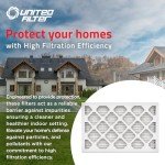 United Filter 16x25x4 MERV 11 Air Filter Pack