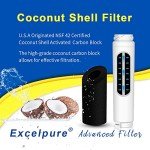 EXCELPURE UltraClarity Refrigerator Water Filter 3-Pack