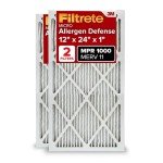 Filtrete 12x24x1 MERV 11 Air Filter Pack of 2
