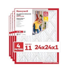Honeywell 24x24x1 MERV 11 Air Filters (4-Pack)