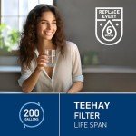 TEEHAY ULTRAWF Water Filter Replacement - 3 Pack