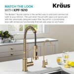 KRAUS Brushed Gold Lead-Free Water Filter Faucet
