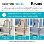 KRAUS Brushed Gold Lead-Free Water Filter Faucet