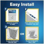 Filtrete Healthy Living 12x24x1 Air Filters 4PK