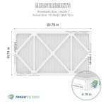 TRIGHTFILTERS 14x24x1 MERV 8 Air Filter 4 Pack