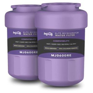 2-Pack NSF42 Water Filter Replacement for GE & More