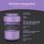 2-Pack NSF42 Water Filter Replacement for GE & More