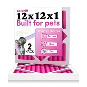 Color Changing Air Filter for Pet Odor - 2 Pack
