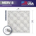 BNX TruFilter 12x12x1 MERV 8 Air Filter (6-Pack)