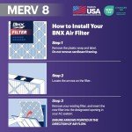 BNX TruFilter 12x12x1 MERV 8 Air Filter (6-Pack)