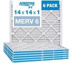 Aerostar MERV 6 Pleated Air Filters 6-Pack