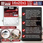 FilterWow Allergen Pro Pleated Air Filter MERV 10