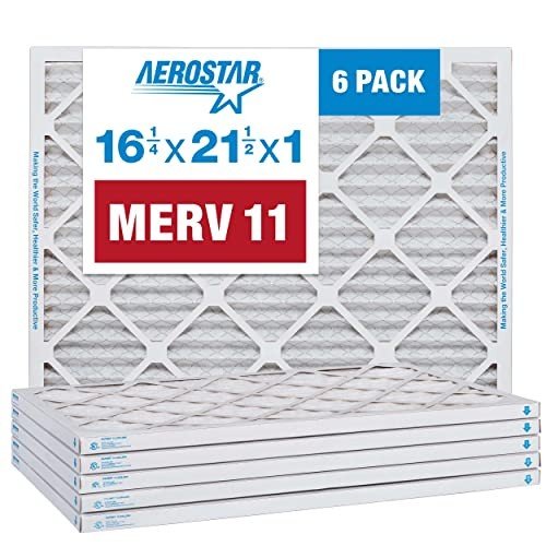 Aerostar MERV 11 Pleated Air Filters 6-Pack