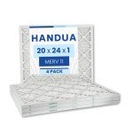 Handua 20x24x1 MERV 11 Air Filter 4 Pack