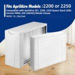 3-Pack MERV-10 Furnace Filters for Aprilaire & Lennox