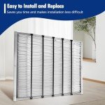 3-Pack MERV-10 Furnace Filters for Aprilaire & Lennox