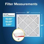Filtrete 20x20x1 MERV 11 Air Filters, 6 Pack