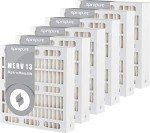 SpiroPure MERV 13 Pleated Air Filters (6 Pack)