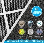 20x20x5 MERV 16 Air Filter for HVAC Systems