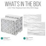 Honeywell 20x25x4 MERV 11 Air Filter 2-Pack