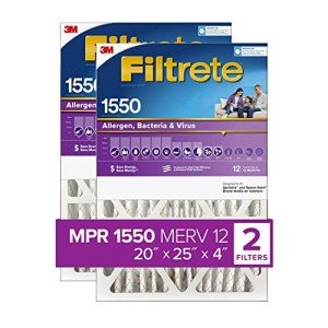 Filtrete 20x25x4 Ultra Allergen Air Filter 2-Pack