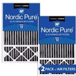 Nordic Pure 16x25x5 MERV 12 Carbon Air Filters