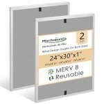 Montemono 24x30x1 Washable HVAC Filters - 2 Pack